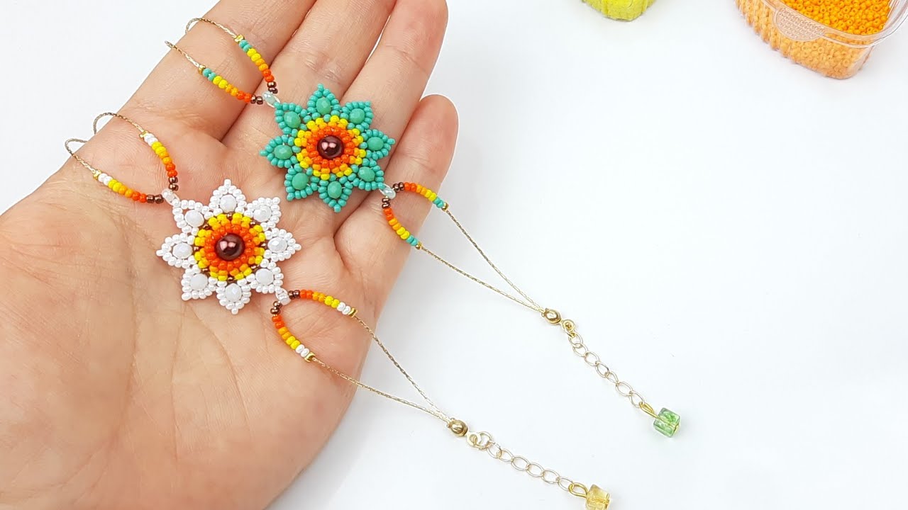 🤩Mutlaka Deneyin! Göz kamaştırıcı boncuklu yaz bilekliği yapımı. Dazzling👌 beaded summer bracelet
