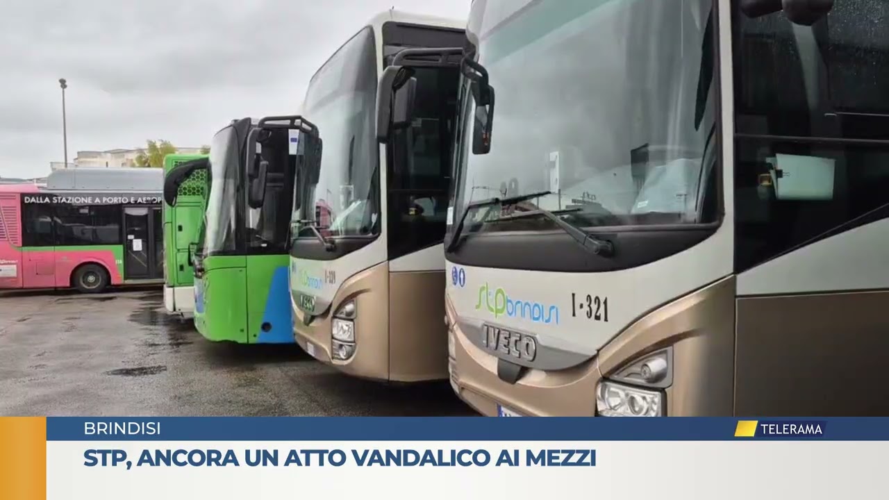 Ancora un atto vandalico ai mezzi Stp