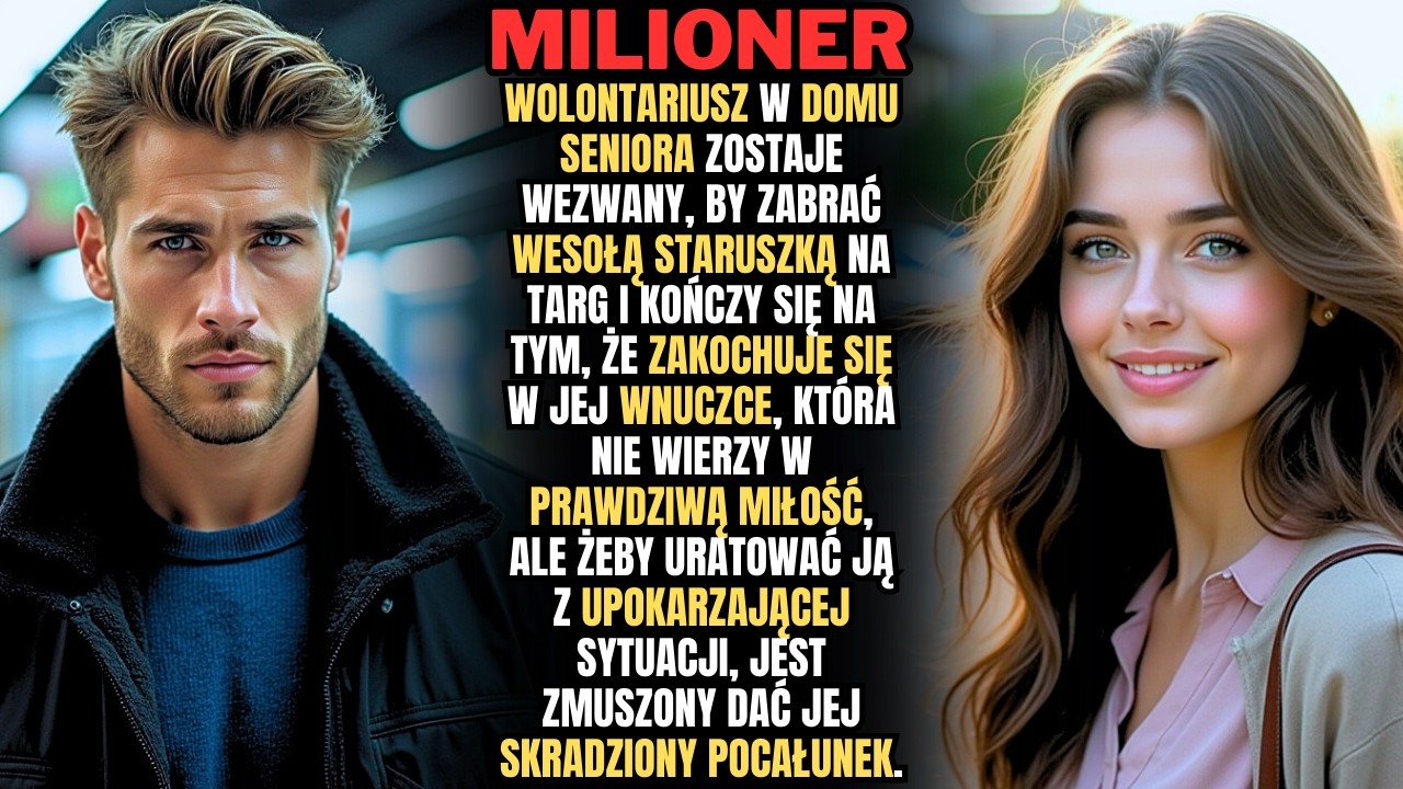 Gdy PRZYSTOJNY MĘŻCZYZNA BABCI POCAŁOWAŁ JĄ NA OCZACH WSZYSTKICH, jej SERCE PRAWIE EKSPLODOWAŁO.