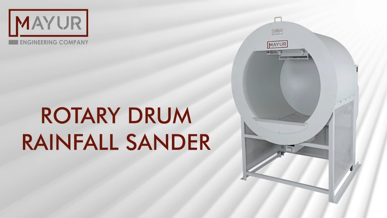 ROTARY DRUM TYPE SAND RAINER