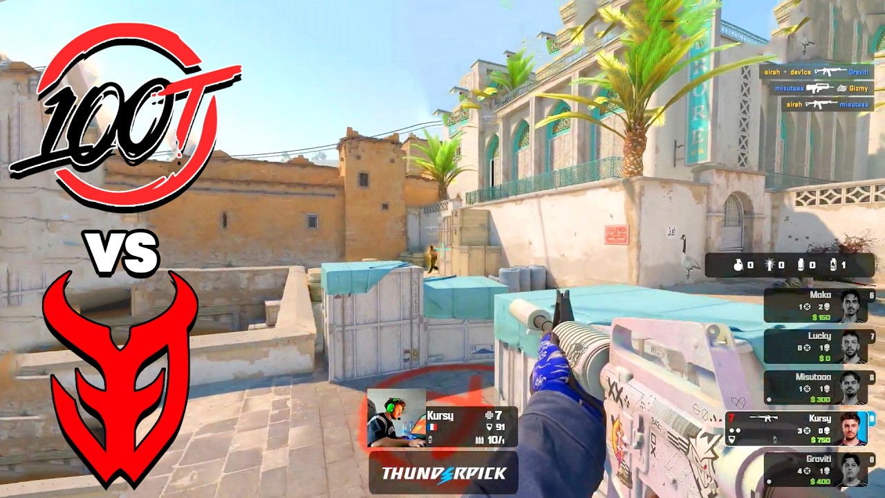 3DMAX ПРОТИВ 100 Thieves &mdash; ЛУЧШИЕ МОМЕНТЫ | Thunderpick World Championship 2026 | CS2