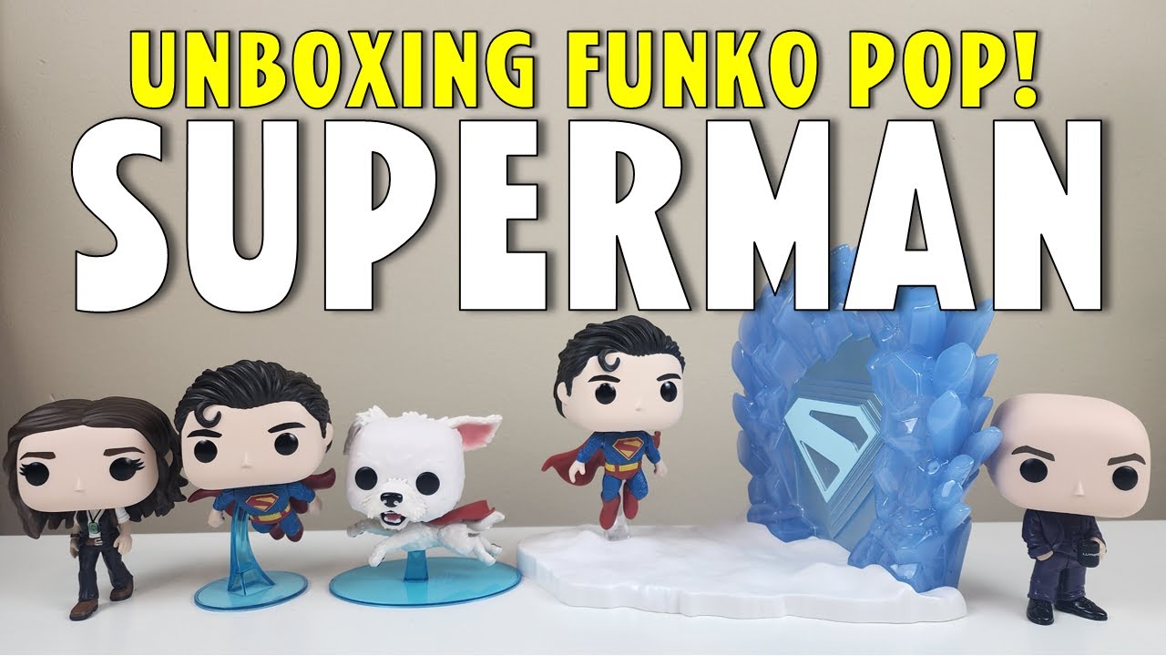 Funkos Pop do Novo Filme Superman 2025 &ndash; Cole&ccedil;&atilde;o Completa com Superman, Lois, Lex e Krypto!