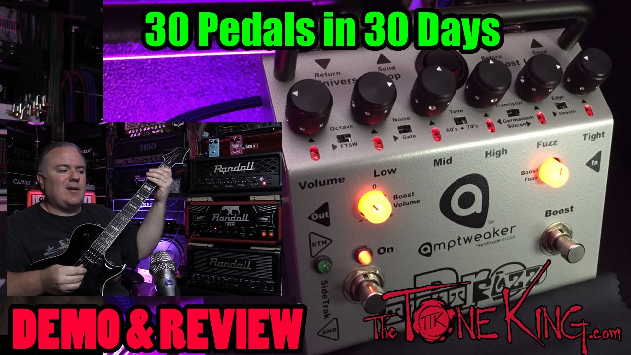 AmpTweaker TightFuzz PRO - DEMO & REVIEW - 30 Pedals in 30 Days 2015