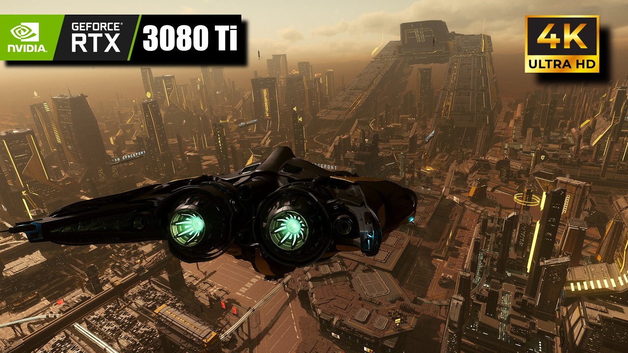 Star Citizen Planetary Flight | 4K ULTRAWIDE No Commentary
