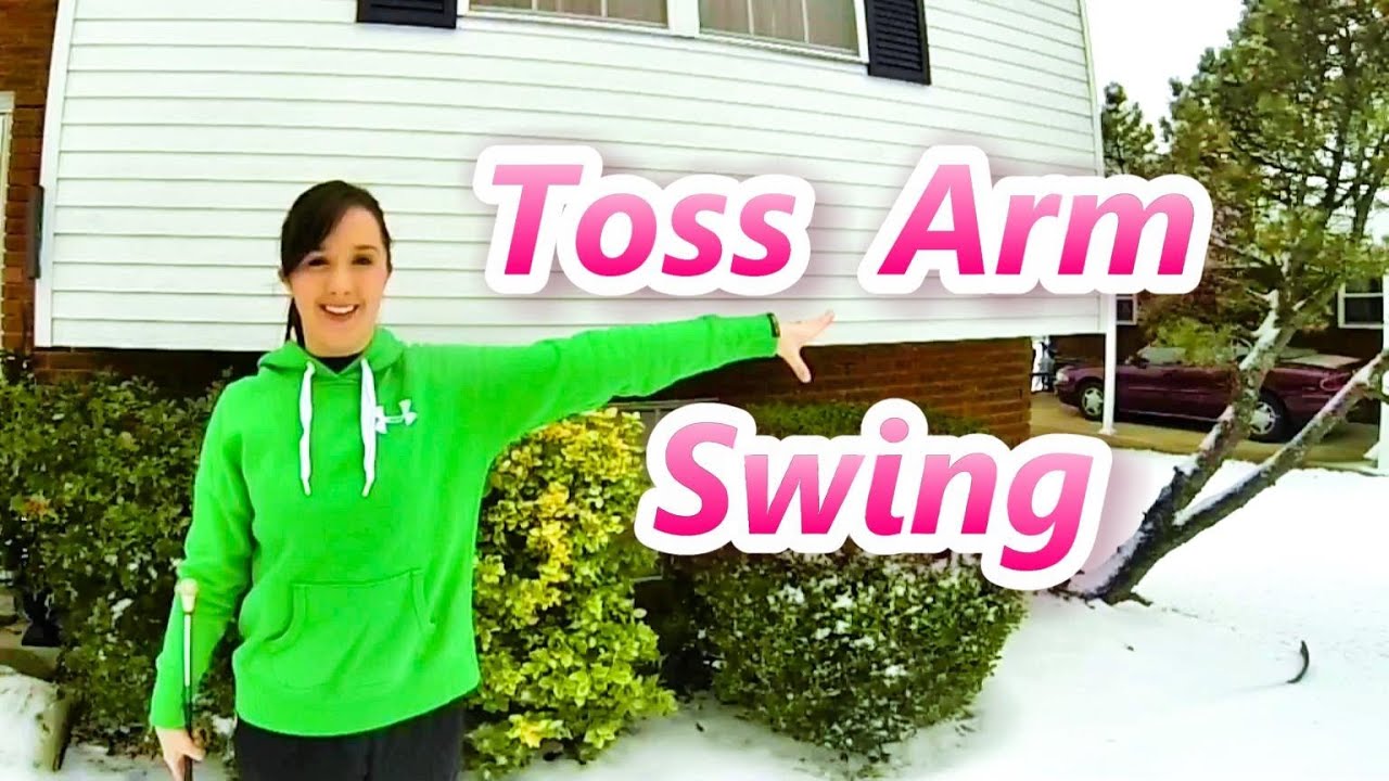 Toss Arm Swing - Beginner Baton Twirling - How to Twirl a Baton - Baton Twirling Tutorial