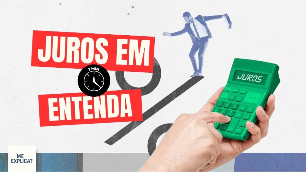 O que são JUROS? Explicado de forma simples (em 1 minuto)