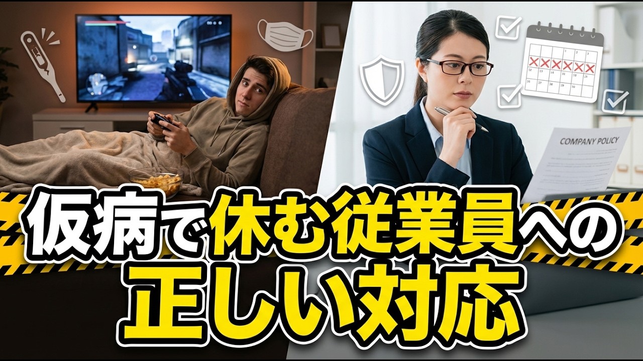 仮病で休む従業員への正しい対応
