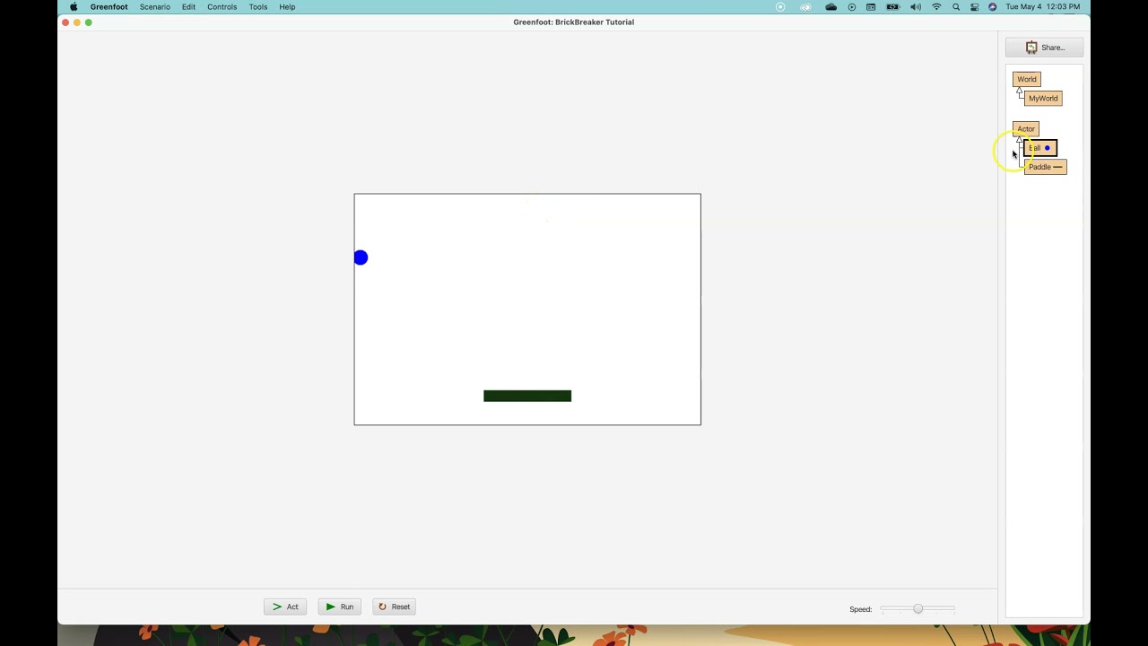 Greenfoot BrickBreaker Tutorial - Part 2