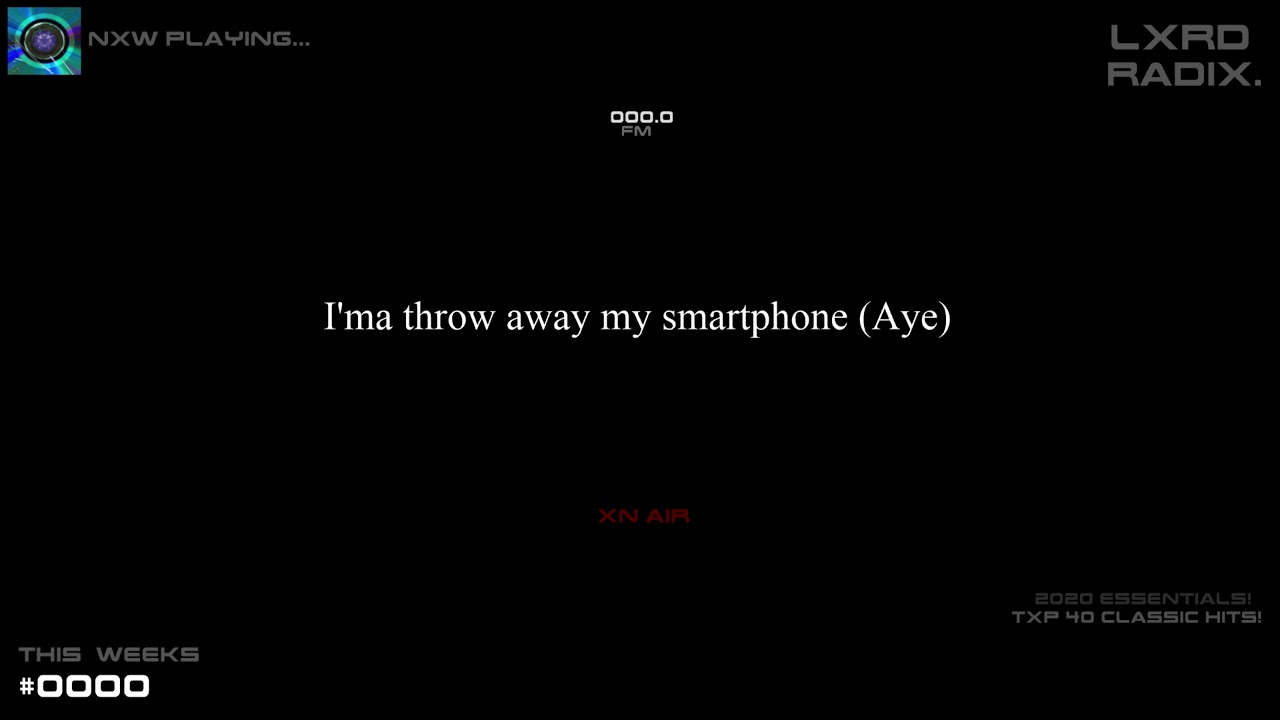 Scarlxrd - SMARTPHXNE. Lyric Video {LXRD RADIX}