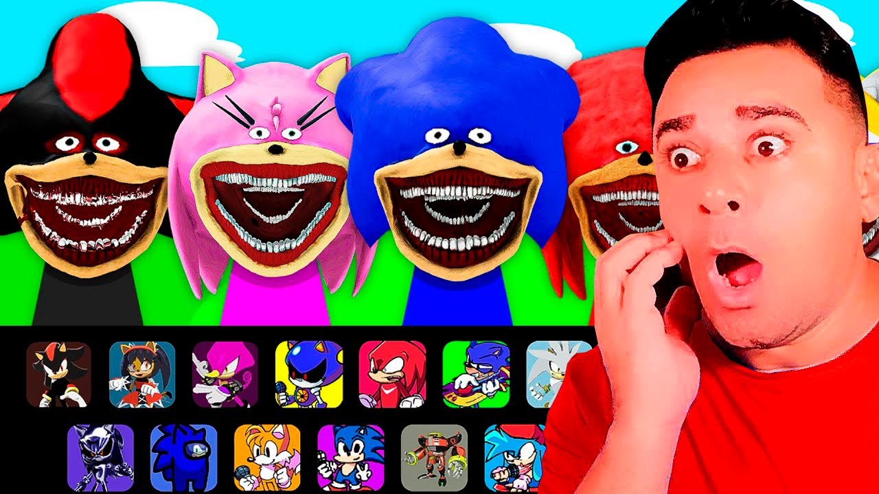ENCONTRO SONIC SHIN TAPES no SPRUNKI INCREDIBOX FINALMENTE! - (SPRUNKI DO SHIN SONIC)