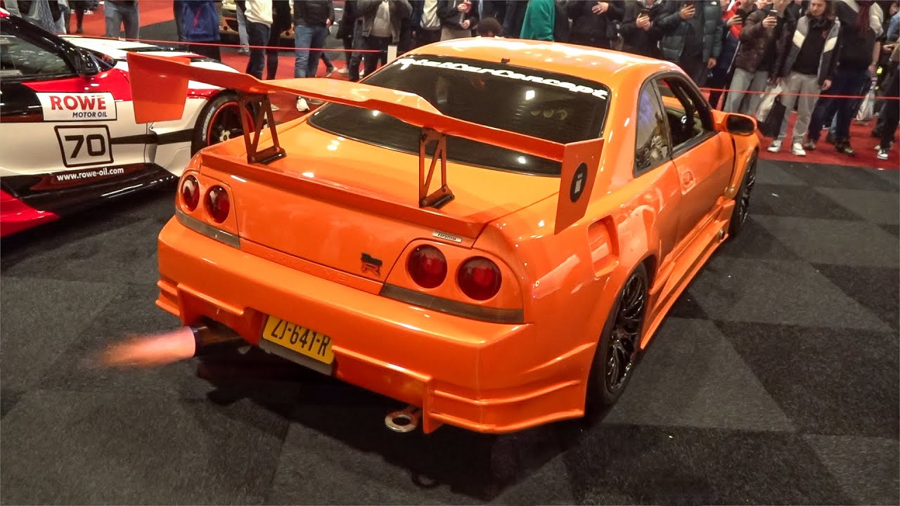 Supercars Revving at Car Show - Top Secret Supra, Novitec 812, 1000HP Skyline R33, Widebody GT-R R35