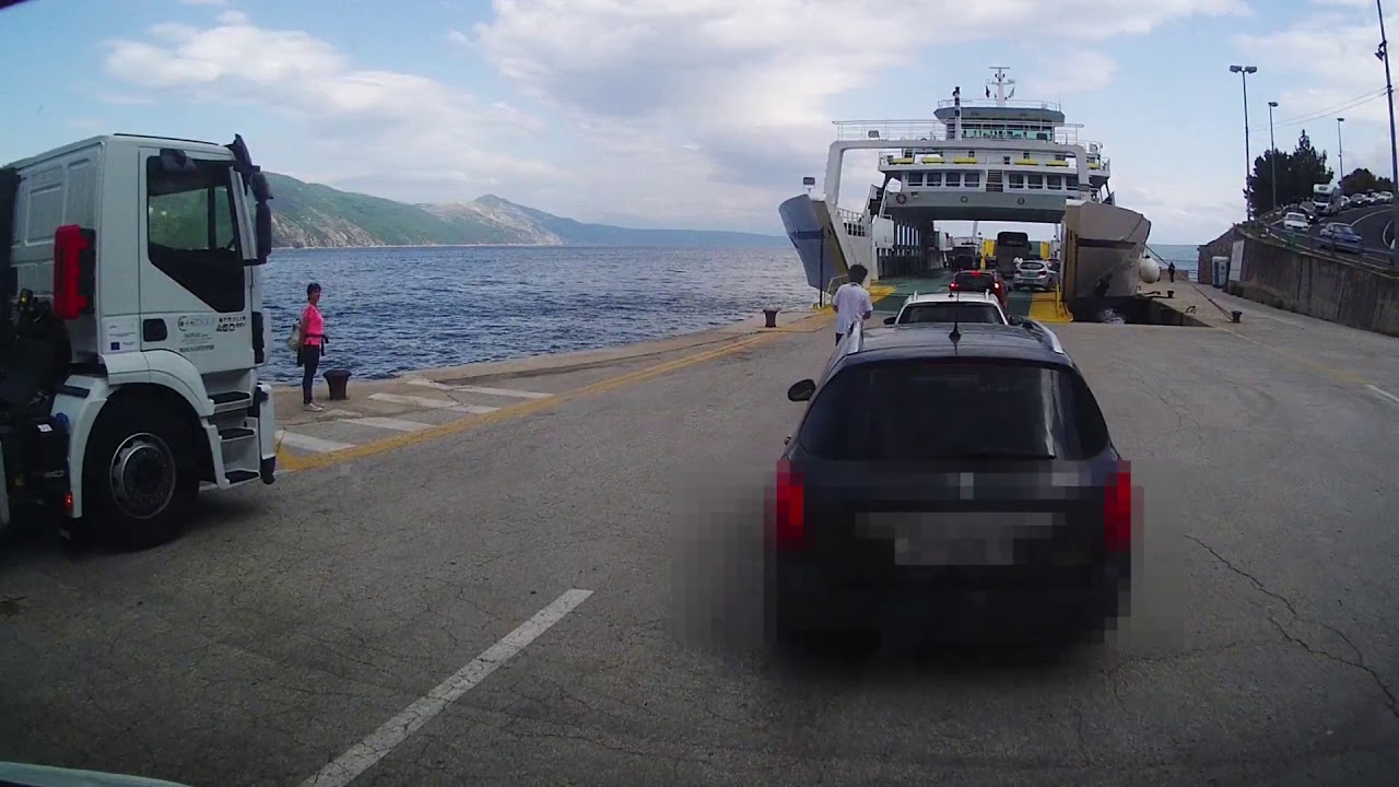 Croatia Ferry from the island of Losinj Cres to the island of Krk
