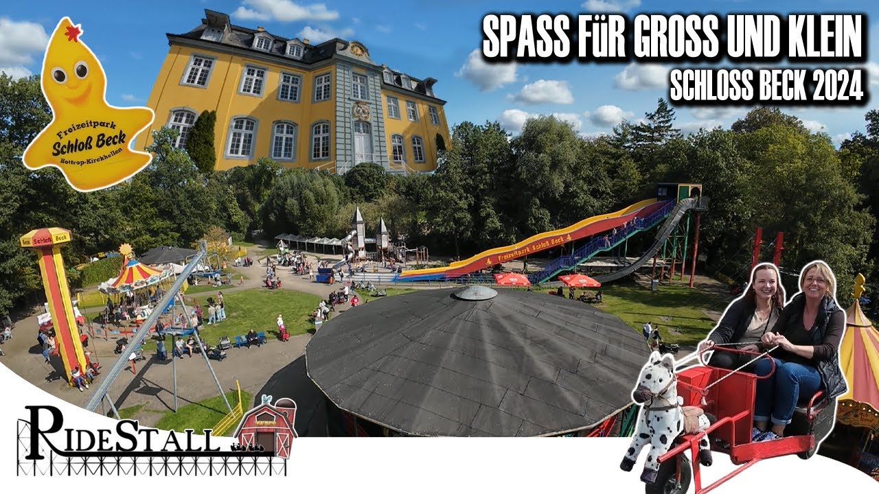 Freizeitpark Schloss Beck 2024 - wunderschöner Park auch für grosse Kinder | VLog