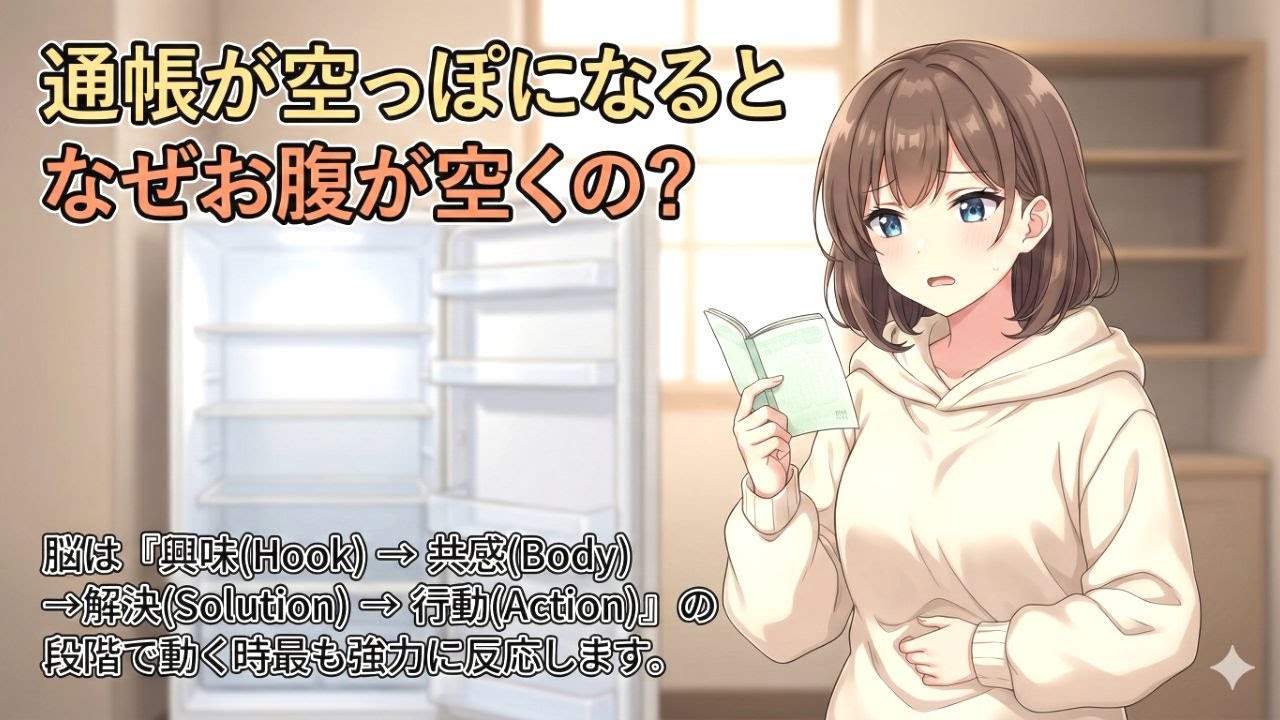 通帳が空っぽになると なぜお腹が空くの