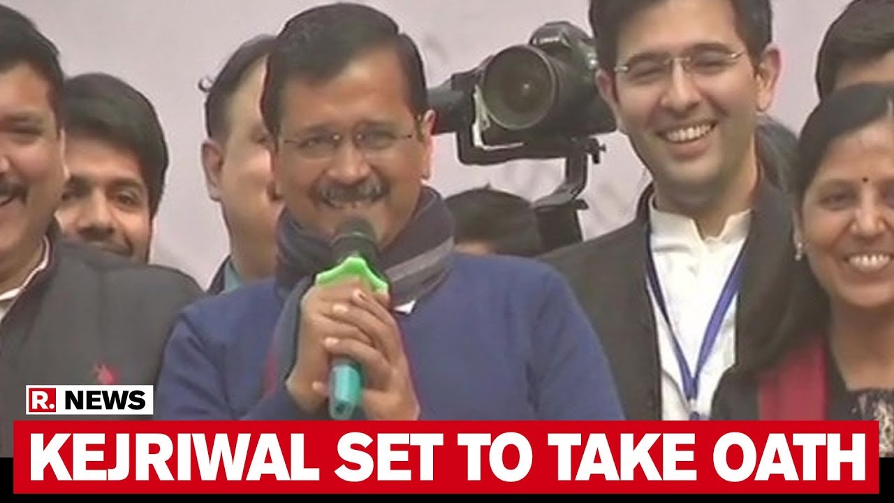 Arvind Kejriwal Set To Take Oath As Delhi CM, Massive Preparations Underway At Ramlila Maidan