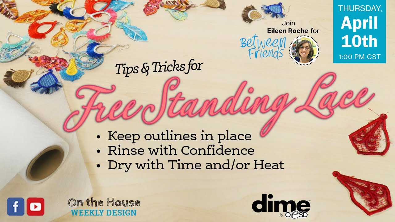 Tips & Tricks for Free-Standing Lace | Between Friends