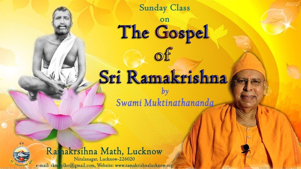 Sunday class (08.03.26) on the Gospel of Sri Ramakrishna by Swami Muktinathanandaji Maharaj