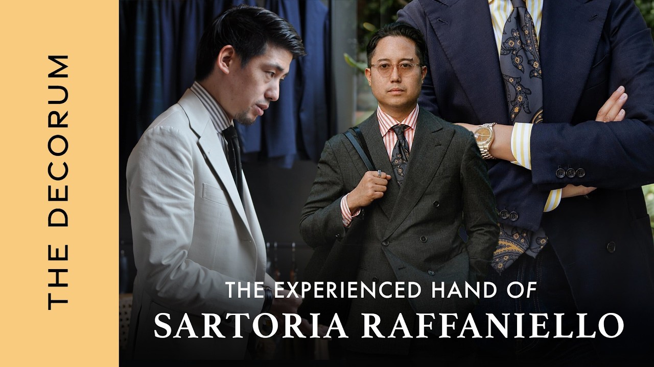 The experienced hands of Sartoria Raffaniello : ช่างสูทคนแรกที่ทำให้หลงไหลใน Style Classic Menswear