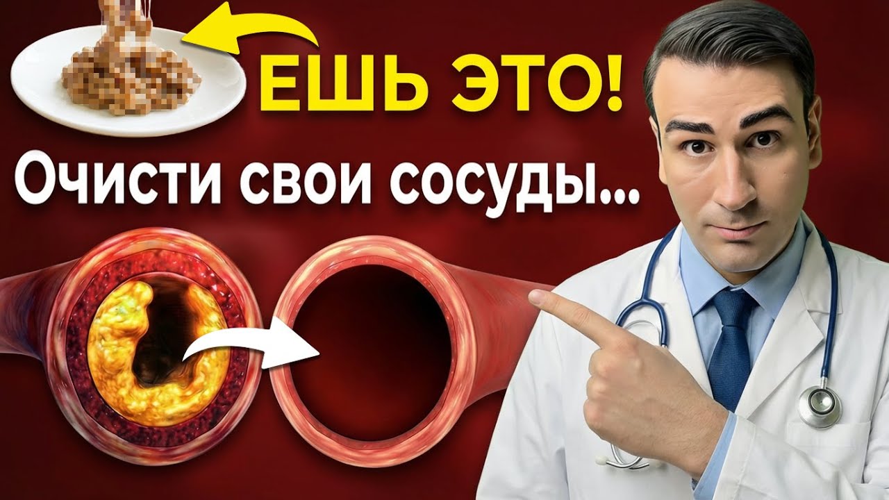 3 способа ОЧИСТИТЬ СОСУДЫ и вылечить их закупорку БЕЗ ЛЕКАРСТВ И ОПЕРАЦИЙ!