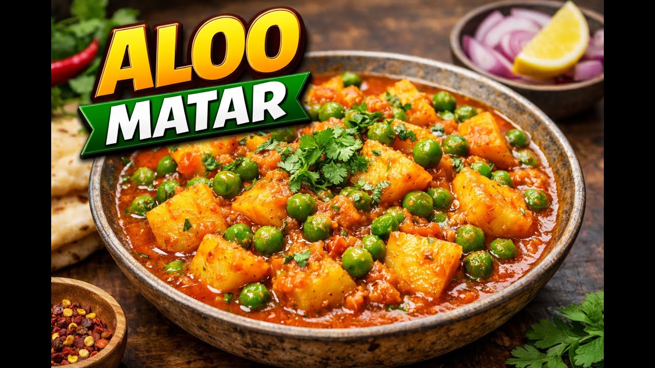 Best Aloo Matar Recipe | Simple & Delicious