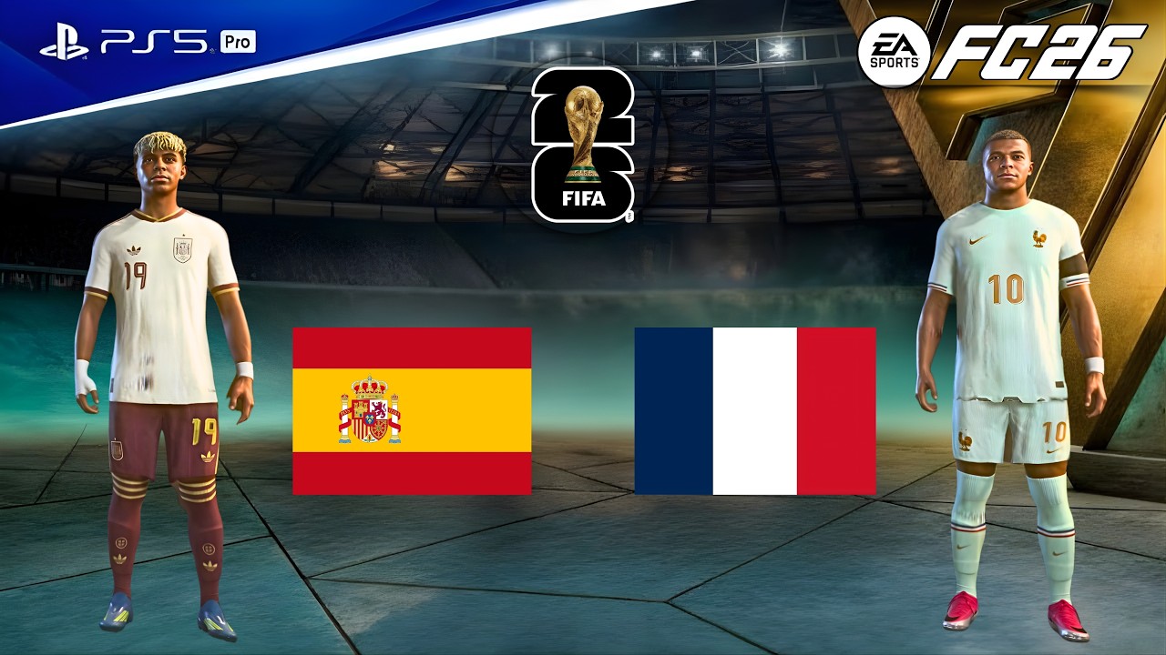FC 26 - France vs Spain | FIFA World Cup 2026 | Lucas Hern&aacute;ndez vs Lamine Yamal epic battle