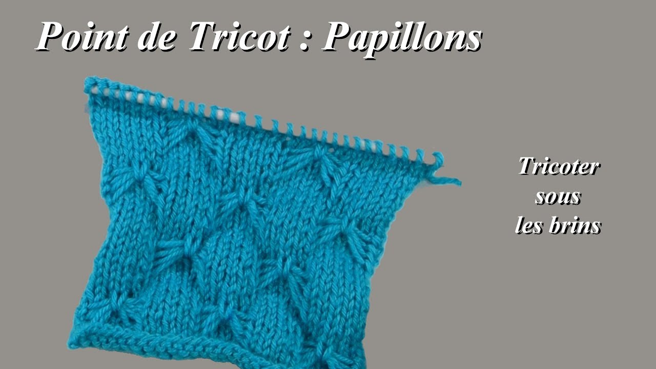 Point de tricot : Papillons