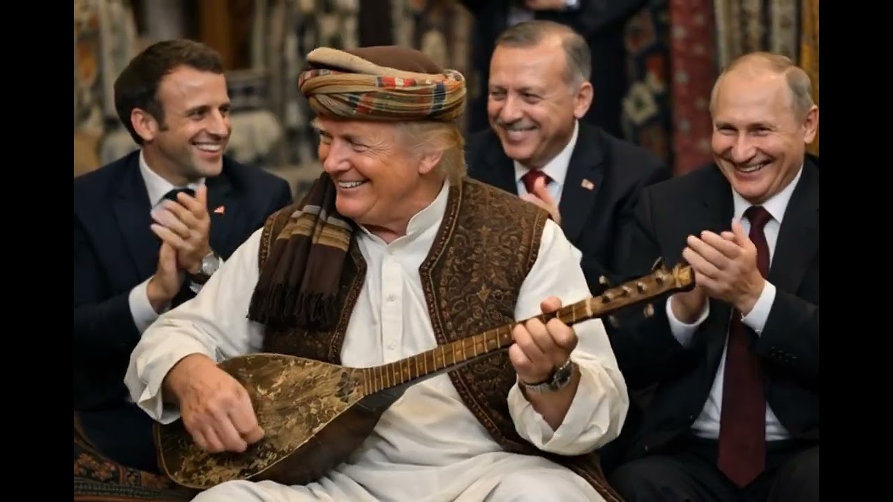 آهنگ میرمفتون (دختر امو جان ) با دمبوره نوازی کاکا ترامپ