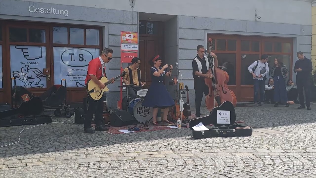 Surfin Claire and the Whisky Rockers Pflasterspektakel Linz 2025