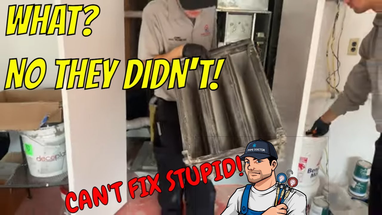 Extreme HVAC Hackery!  R22 System with R410A Condenser? Yup! Pipe Wiper System to the Rescue!