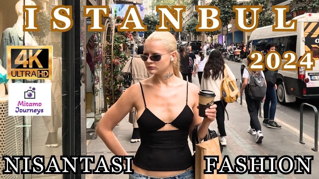 Istanbul City Center | Walking Through The Nisantasi Streets | April 17th 2024 | UHD 4K 60fps