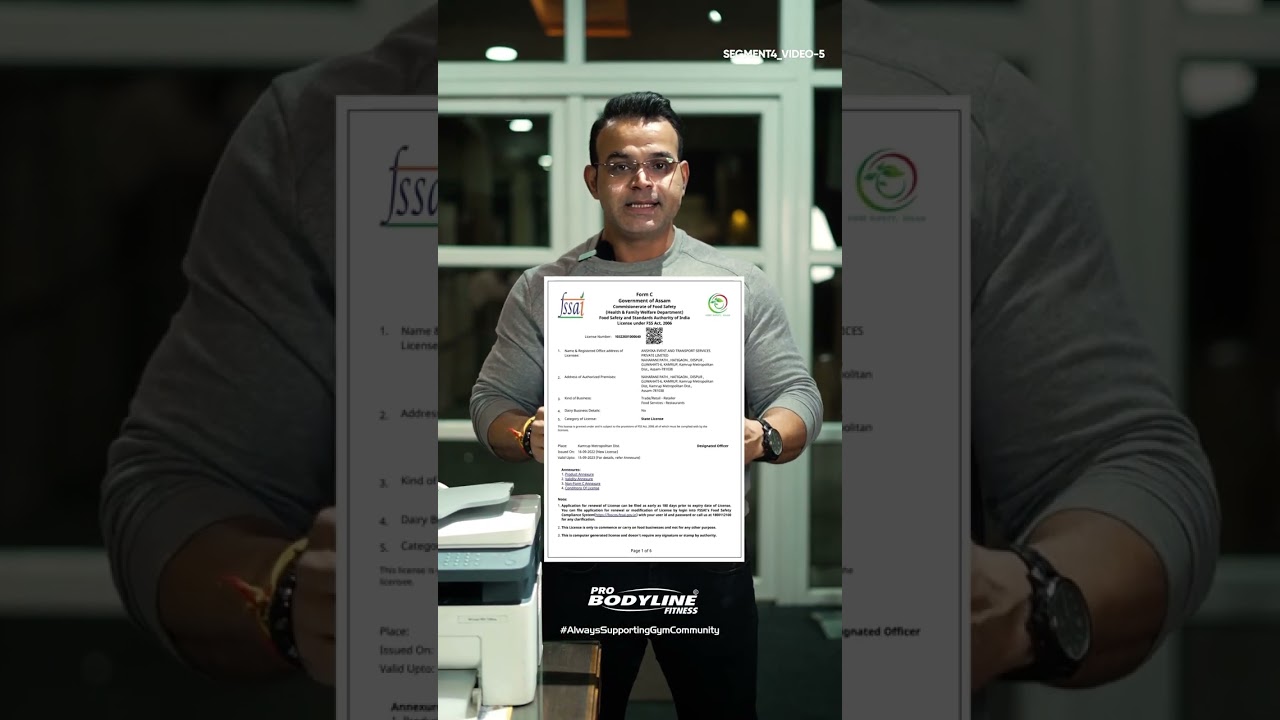 FSSAI LICENSE I RAID I POLICE I FOOD I SUPPLIMENT I ILLEGAL I SAFETY I BE SAFE I TRAINER