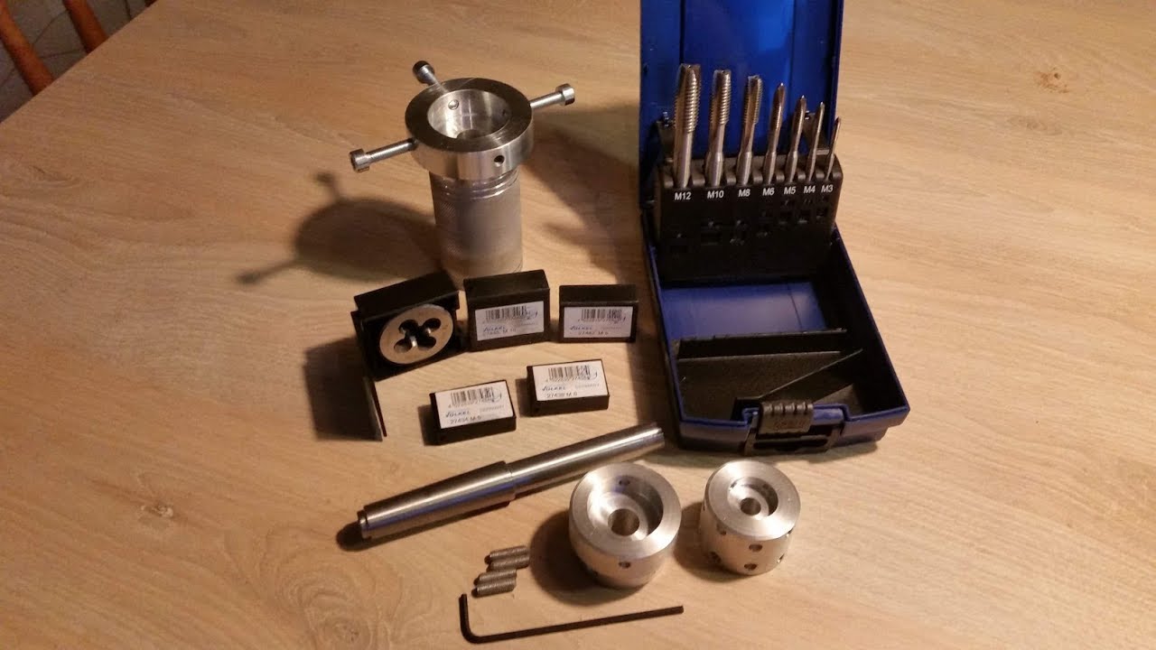 Tailstock Die Holder, Part 2, Drilling and tapping | DIY | tools