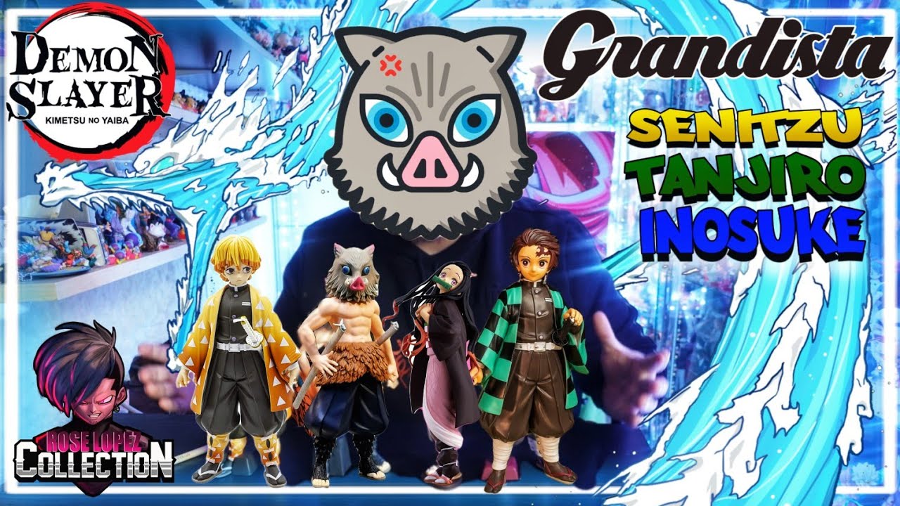 Tanjiro | Senitzu | Inosuke | Grandista | Demon Salyer | Kimetsu | Unboxing Ep. # 58  En Español