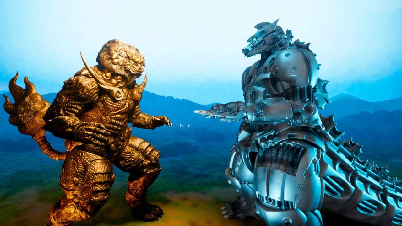 King Caesar vs. Trauma Mechagodzilla (Fan Godzilla Kaiju Battle) PS4