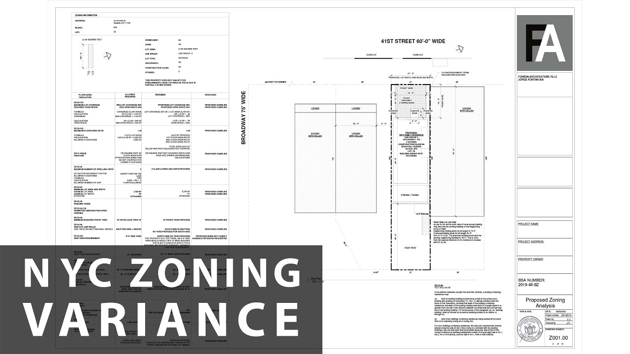 Receiving a Zoning Variance in NYC