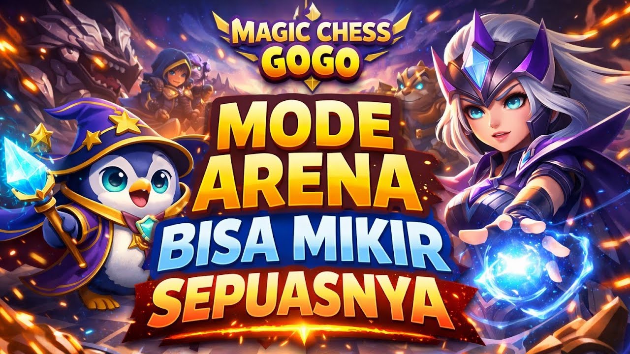 MODE ARENA !! BISA MIKIR SEPUASNYA !! - Magic Chess Gogo