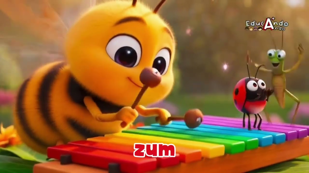 Fiesta en el Jardín 🐝🌼 | Educando Ando | Canción de Primavera 