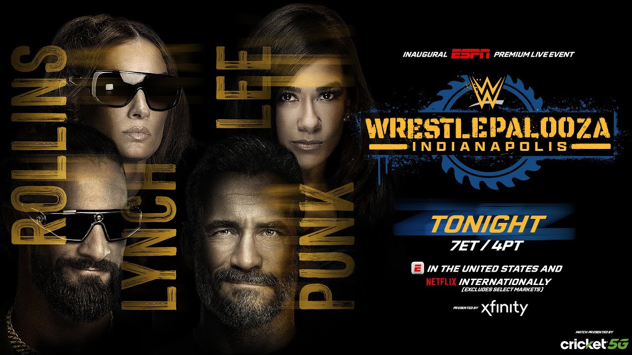 CM Punk & AJ Lee vs. Seth Rollins & Becky Lynch: Wrestlepalooza hype package