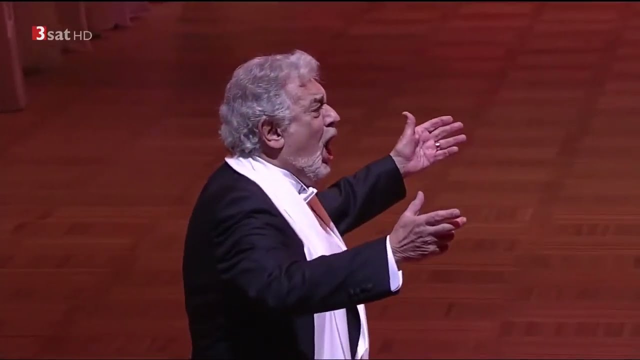 Placido Domingo sings at Opernball 2016 in Wien