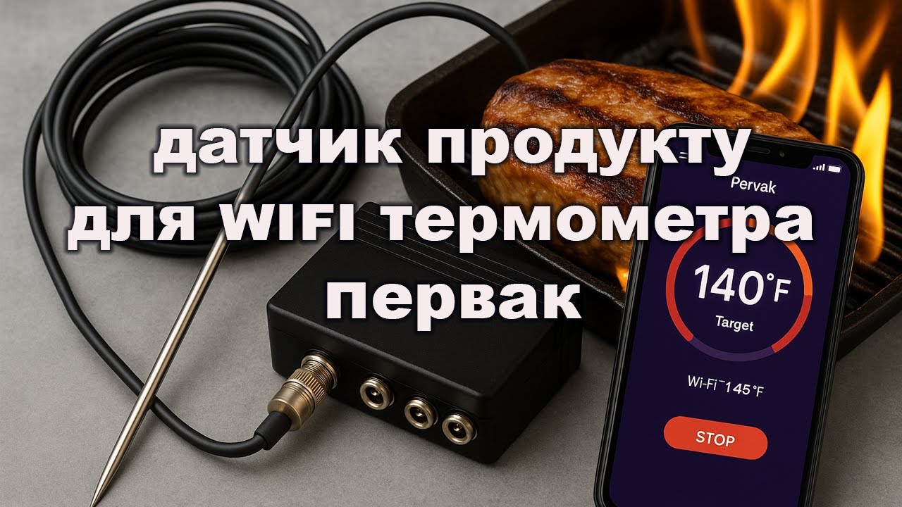 🌡️ Огляд датчика температури для Wi-Fi термометра 📲