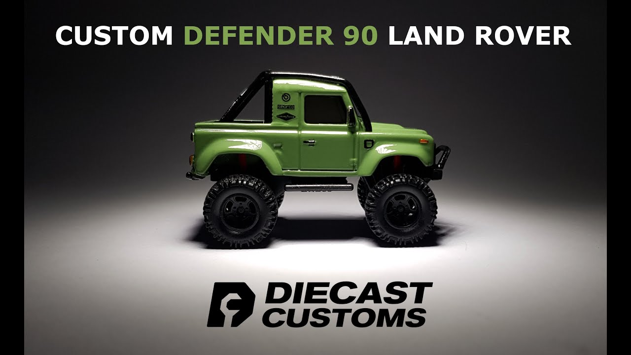 Custom Hot Wheels Land Rover Defender 90