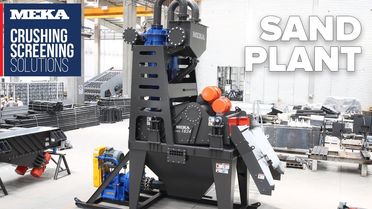 Compact Sand Plant - MEKA Washing Plants