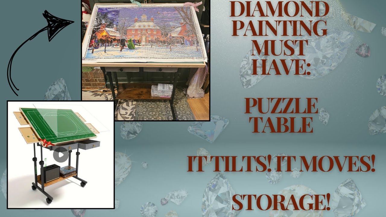 Diamond Painting Must Have: Puzzle Table #diamondart