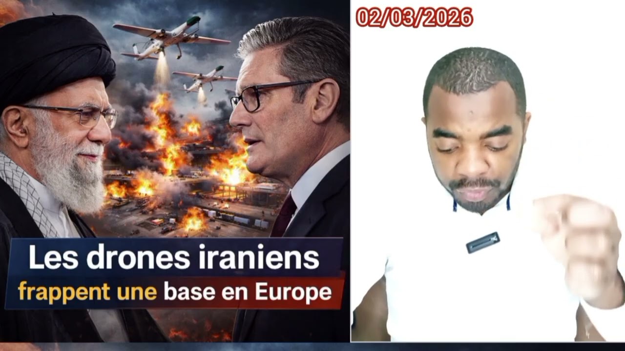 🚨Des drones iranien frappent une base en Europe. 