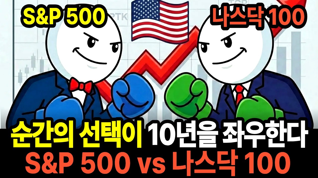 나스닥 100 vs S&P 500 고민말고 이렇게 선택하세요. 비교 논란 종결