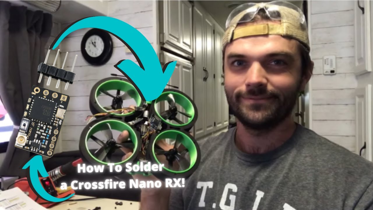 How To Solder Your Crossfire Nano Receiver to Your Green Hornet Cinewhoop!