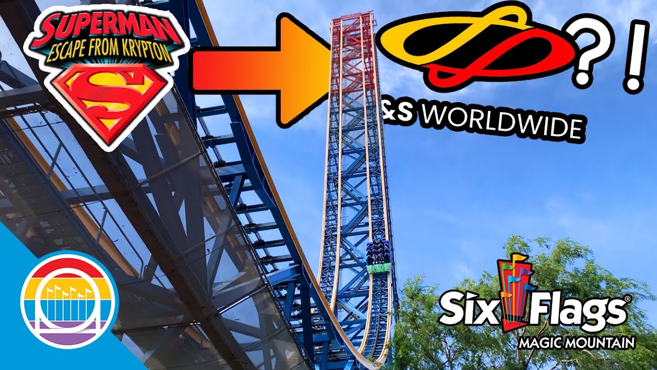 What Does the Future of Superman: Escape from Krypton Look Like? | Six Flags Magic Mountain 2025
