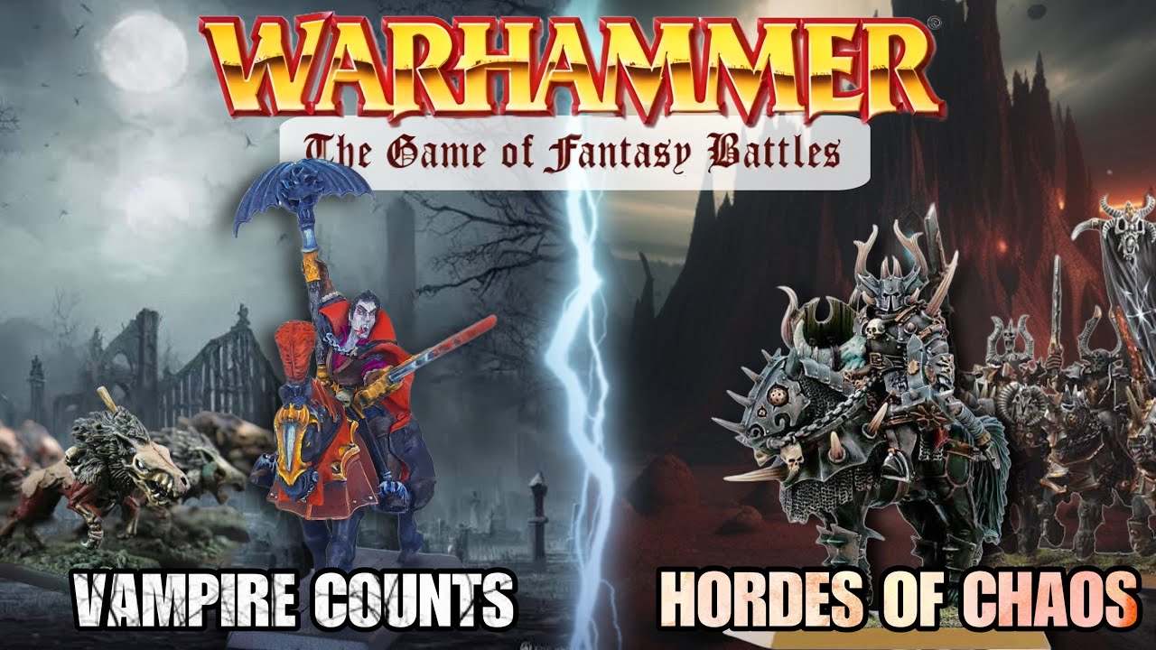Warhammer Fantasy 6-е издание: боевой отчёт | Маннфред фон Карштайн против Воинов Хаоса