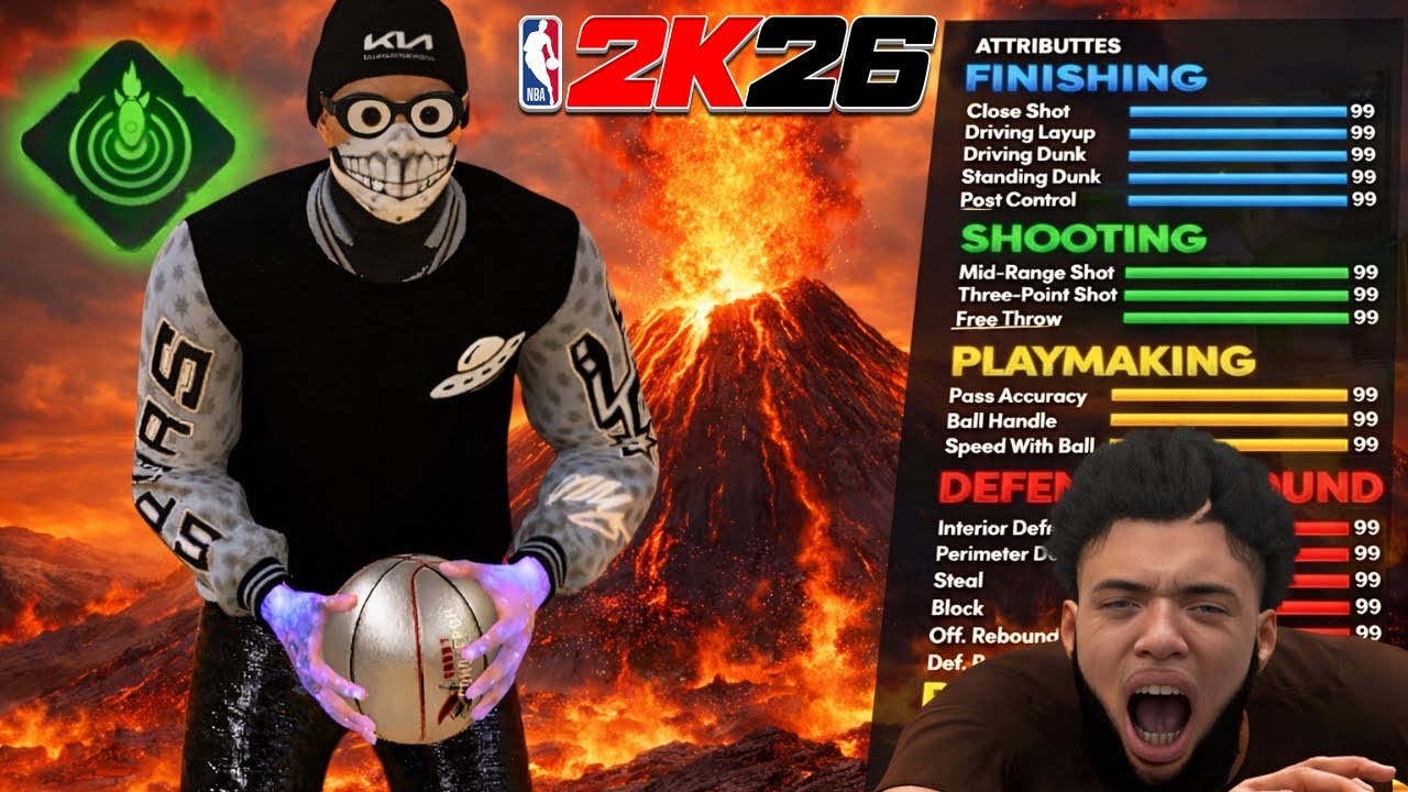 THIS 6'8 ALL-AROUND DEMIGOD BUILD WILL BREAK NBA 2K26! BEST 2-WAY BUILD! best build 2k26