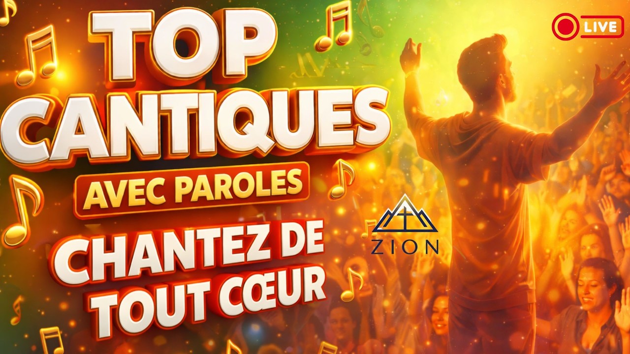 TOP CANTIQUES : LA SÉLECTION PRÉFÉRÉE DES CHRÉTIENS.